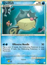 Qwilfish · HeartGold SoulSilver Pokémon card