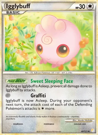 Igglybuff #44 · HeartGold SoulSilver Pokémon card