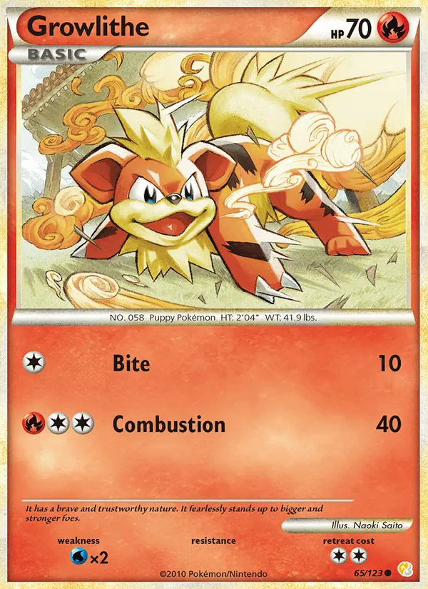 Growlithe full card art