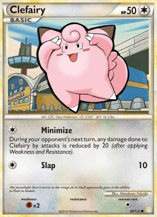 Clefairy #60 · HeartGold SoulSilver Pokémon card