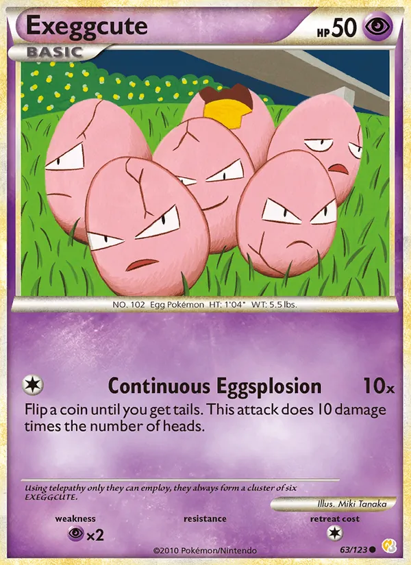 Exeggcute full card art
