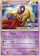 Jynx · HeartGold SoulSilver Pokémon card