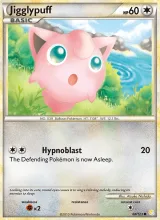 Jigglypuff · HeartGold SoulSilver Pokémon card