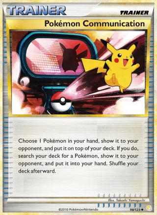 Pokémon Communication #98 · HeartGold SoulSilver Pokémon card