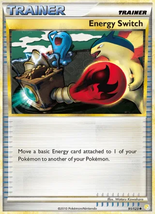 Energy Switch #91 · HeartGold SoulSilver Pokémon card