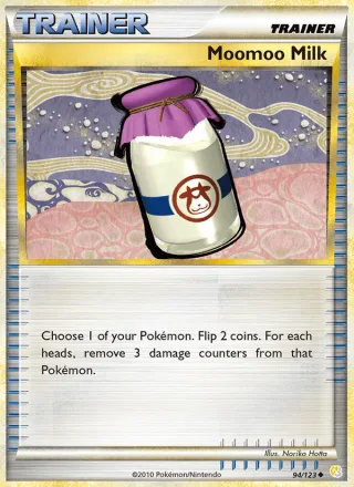 Moomoo Milk #94 · HeartGold SoulSilver Pokémon card
