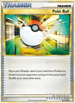 Poké Ball #95 · HeartGold SoulSilver Pokémon card