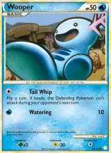Wooper · HeartGold SoulSilver Pokémon card