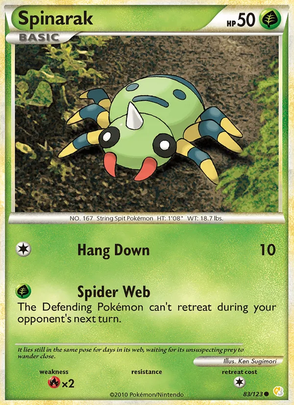 Spinarak full card art