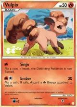 Vulpix · HeartGold SoulSilver Pokémon card