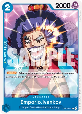 Emporio.Ivankov #OP16-044 · The Time of Battle Release Event Cards One Piece card