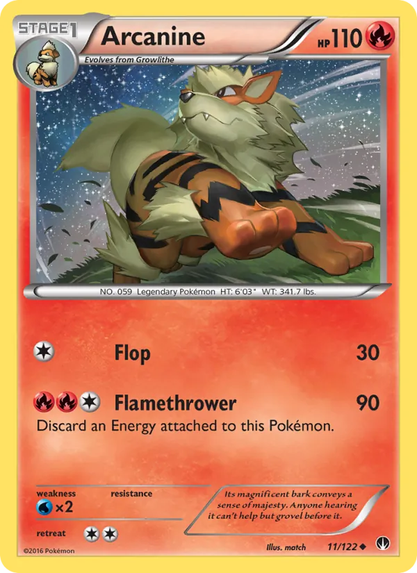 Arcanine full card art
