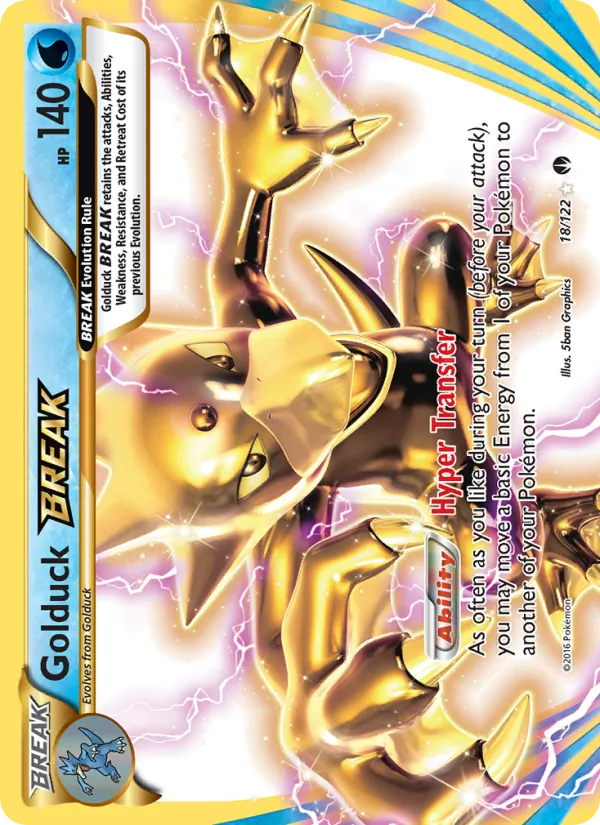 Golduck BREAK full card art