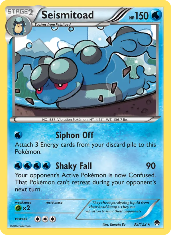 Seismitoad full card art