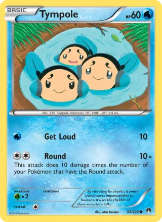 Tympole #33 · BREAKpoint Pokémon card