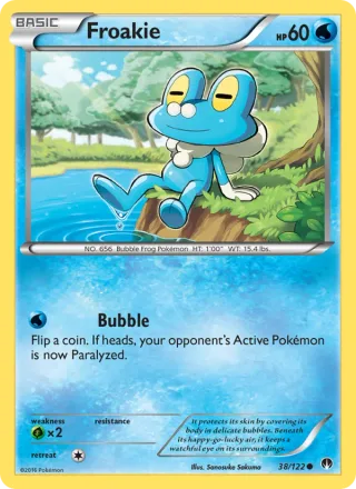 Froakie #38 · BREAKpoint Pokémon card