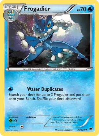 Frogadier #39 · BREAKpoint Pokémon card