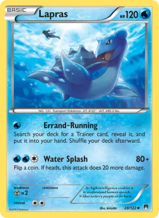 Lapras #28 · BREAKpoint Pokémon card