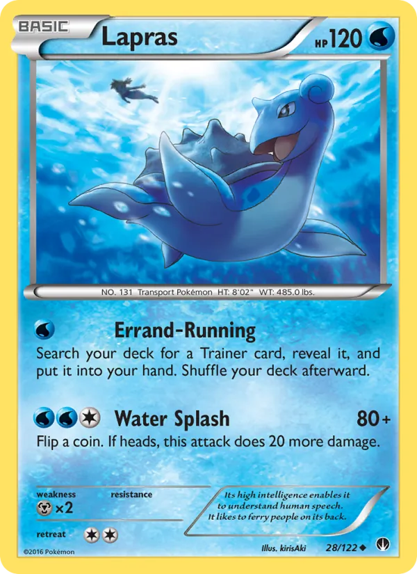 Lapras full card art