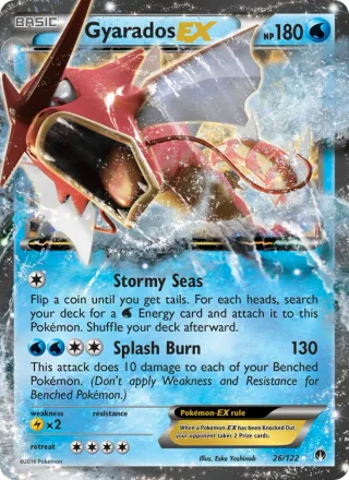 Gyarados EX #26 · BREAKpoint Pokémon card