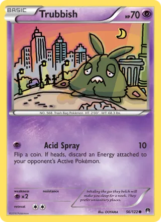 Trubbish #56 · BREAKpoint Pokémon card