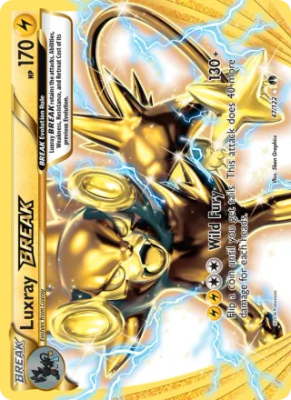 Luxray BREAK #47 · BREAKpoint Pokémon card