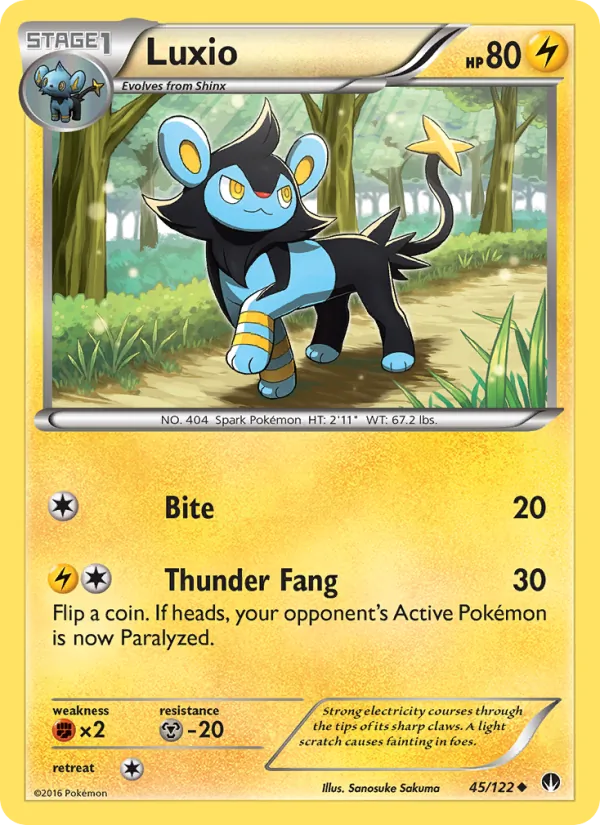 Luxio full card art