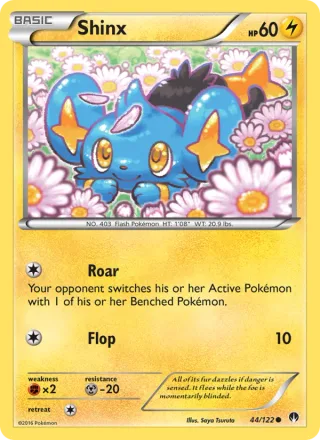 Shinx #44 · BREAKpoint Pokémon card
