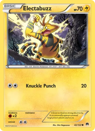 Electabuzz #42 · BREAKpoint Pokémon card