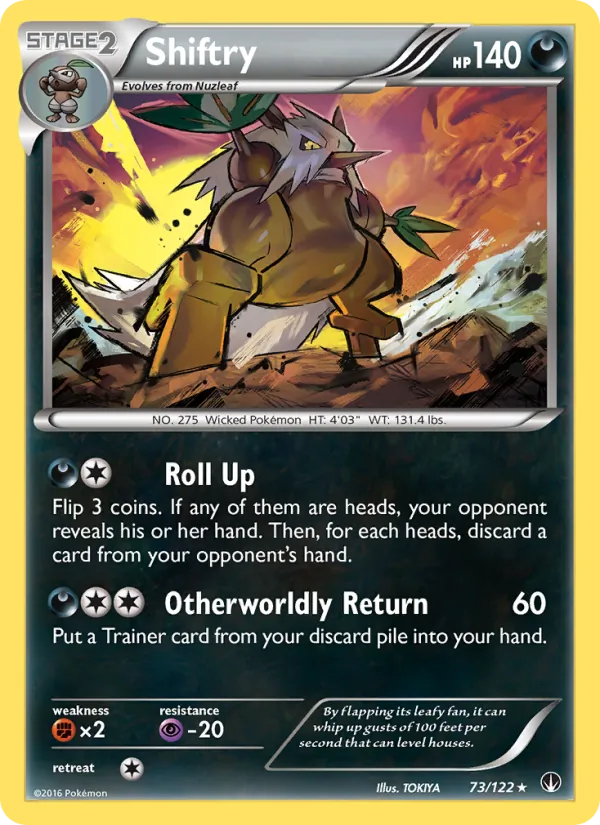 Shiftry full card art