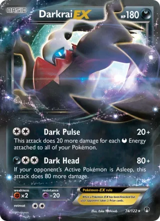 Darkrai EX #74 · BREAKpoint Pokémon card