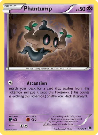Phantump #64 · BREAKpoint Pokémon card