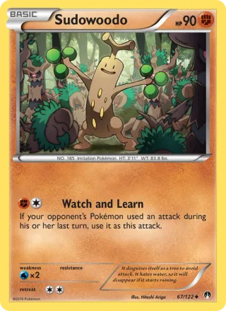 Sudowoodo #67 · BREAKpoint Pokémon card