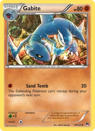 Gabite #69 · BREAKpoint Pokémon card
