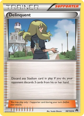 Delinquent #98 · BREAKpoint Pokémon card