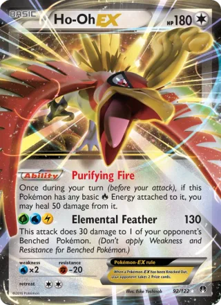 Ho-Oh EX #92 · BREAKpoint Pokémon card