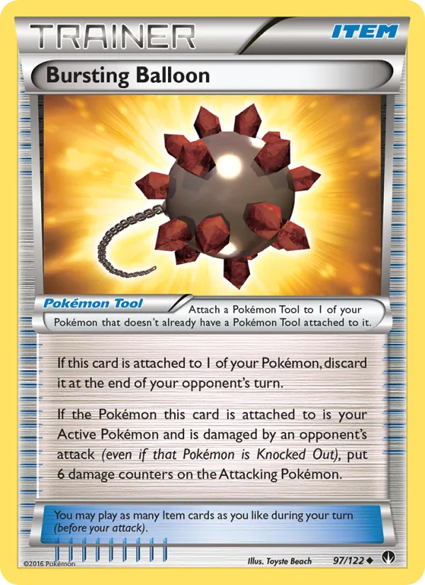 Bursting Balloon full card art