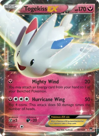Togekiss EX #83 · BREAKpoint Pokémon card