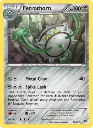 Ferrothorn #80 · BREAKpoint Pokémon card