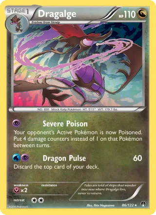 Dragalge #86 · BREAKpoint Pokémon card