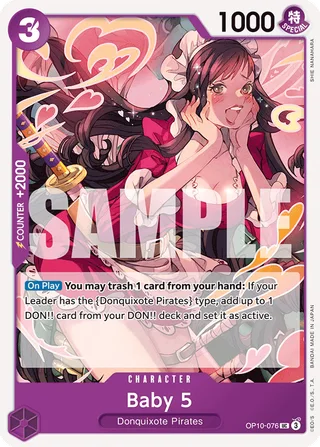 Baby 5 #OP10-076 · Royal Blood One Piece card