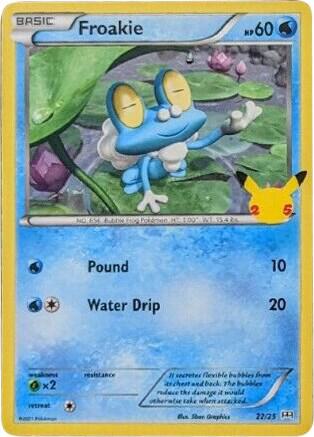 Froakie #22 · McDonald's Collection 2021 Pokémon card