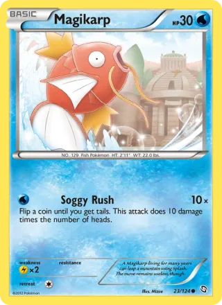 Magikarp #23 · Dragons Exalted Pokémon card