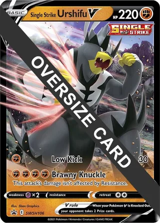 Single Strike Urshifu V - SWSH106 #SWSH106 · Jumbo cards Pokémon card