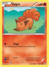 Vulpix · Dragons Exalted Pokémon card