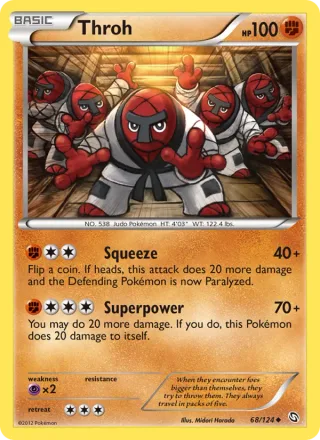 Throh #68 · Dragons Exalted Pokémon card