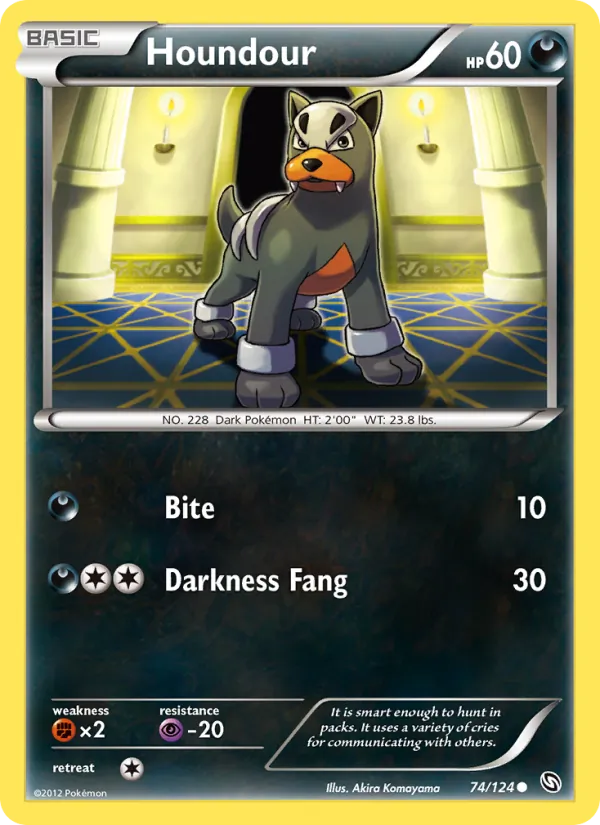 Houndour full card art