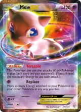 Mew-EX · Dragons Exalted Pokémon card