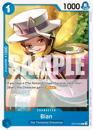Bian #OP10-053 · Royal Blood One Piece card