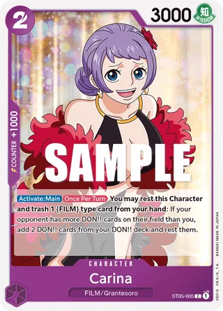 Carina #ST05-005 · ST-05: Starter Deck 5 Film Edition One Piece card